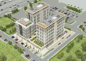 Строящийся жилой комплекс в районе Бейликдюзю