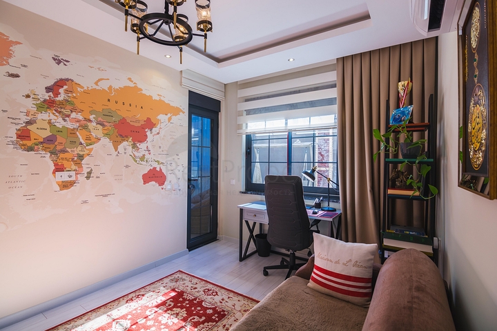 Шикарный садовый дуплекс 4+1 в районе Оба 