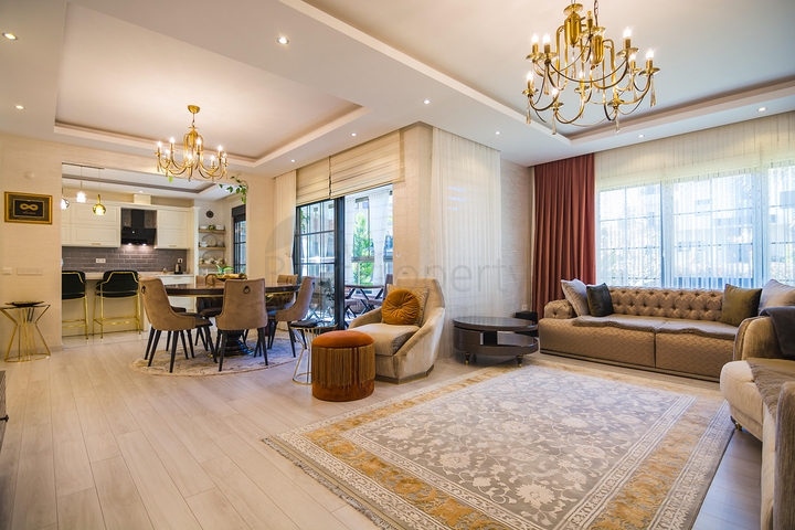 Шикарный садовый дуплекс 4+1 в районе Оба 