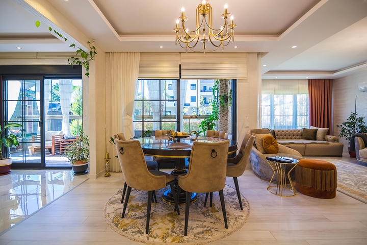 Шикарный садовый дуплекс 4+1 в районе Оба 