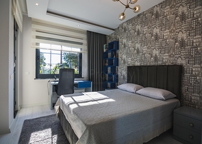 Шикарный садовый дуплекс 4+1 в районе Оба 