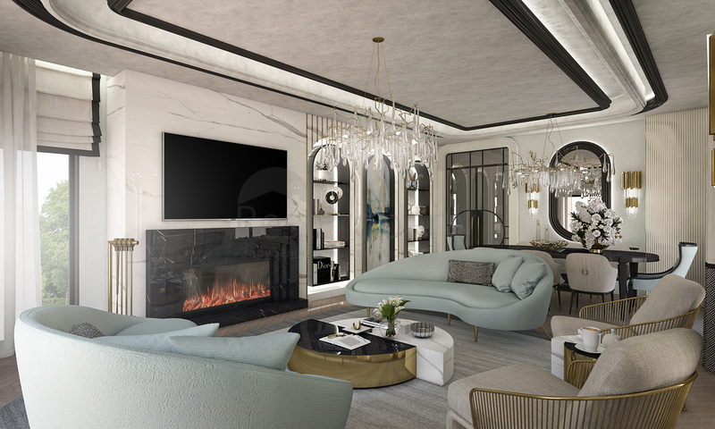 Вилловый комплекс планировкой 7+2 в районе Бейликдюзю 