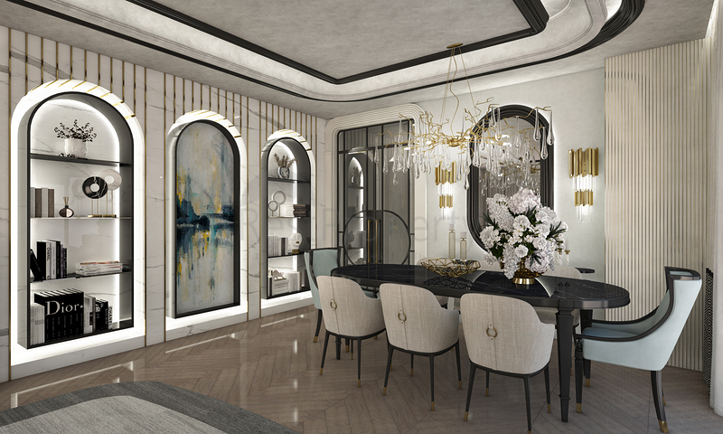 Вилловый комплекс планировкой 7+2 в районе Бейликдюзю 