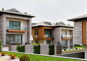 Вилловый комплекс планировкой 7+2 в районе Бейликдюзю 