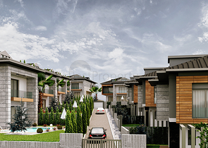 Вилловый комплекс планировкой 7+2 в районе Бейликдюзю 