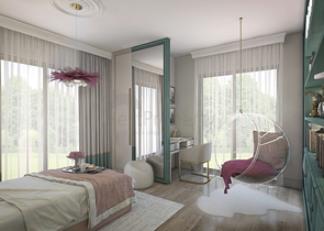 Вилловый комплекс планировкой 7+2 в районе Бейликдюзю 