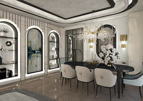 Вилловый комплекс планировкой 7+2 в районе Бейликдюзю 