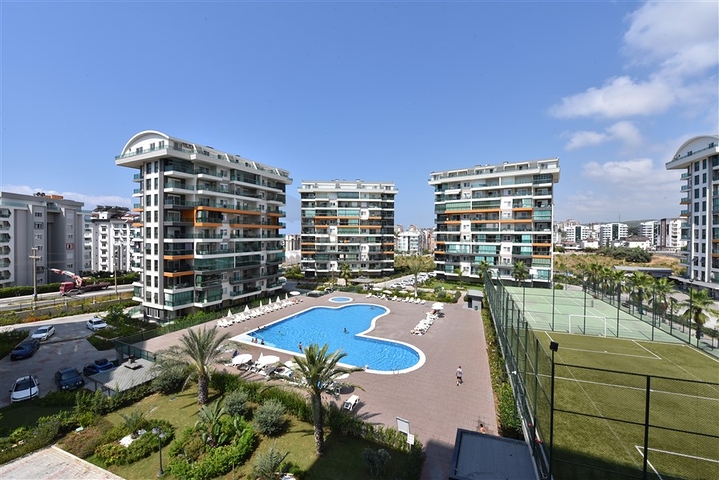 Двухкомнатная квартира с мебелью в районе Авсаллар