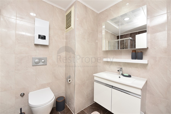 Двухкомнатная квартира с мебелью в районе Авсаллар