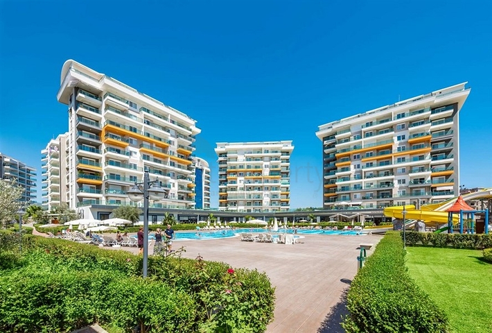 Двухкомнатная квартира с мебелью в районе Авсаллар