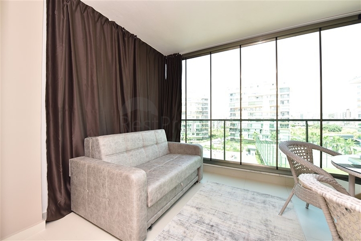 Двухкомнатная квартира с мебелью в районе Авсаллар