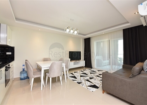 Двухкомнатная квартира с мебелью в районе Авсаллар