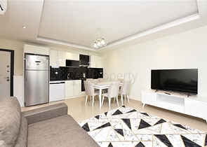 Двухкомнатная квартира с мебелью в районе Авсаллар