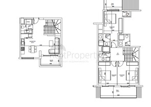 Пентхаус 3+1 с видом на море и горы в районе Авсаллар 