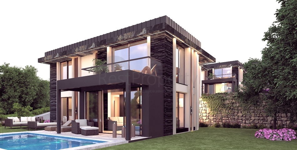 Виллы с Частным Бассейном с Видом На Море и На Зеленую Долину!