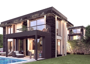 Виллы с Частным Бассейном с Видом На Море и На Зеленую Долину!