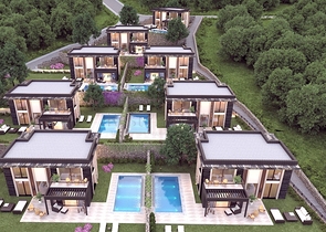 Виллы с Частным Бассейном с Видом На Море и На Зеленую Долину!