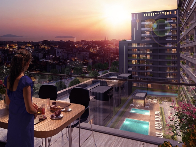 Проект семейной концепции в районе Малтепе