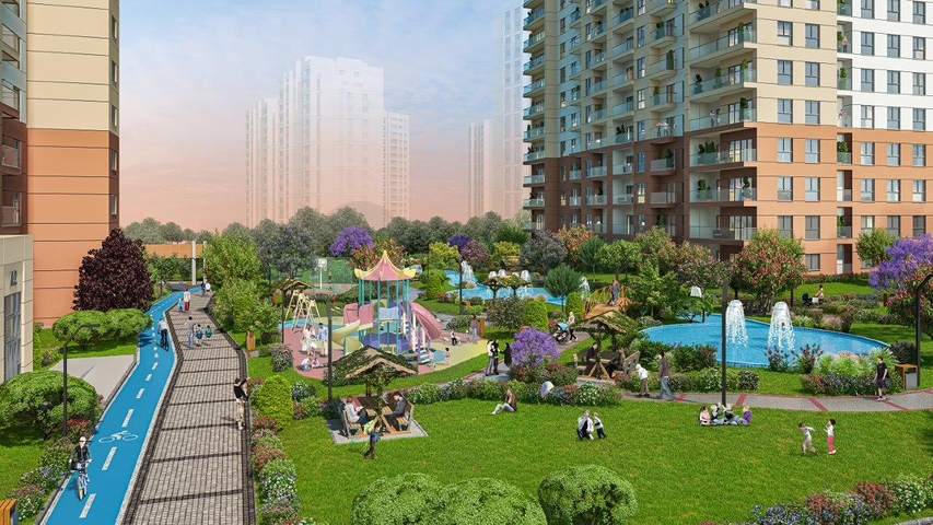 Проект семейной концепции в районе Авжылар