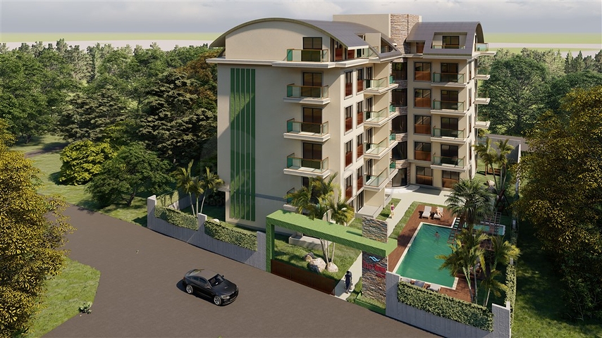 Небольшой уютный комплекс на стадии строительства в районе Паяллар