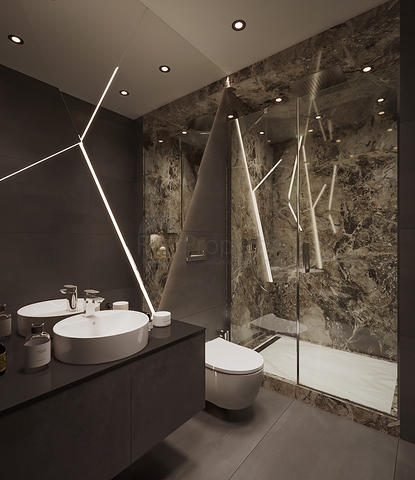 Роскошный проект вилл на стадии строительства в районе Ялыкавак 