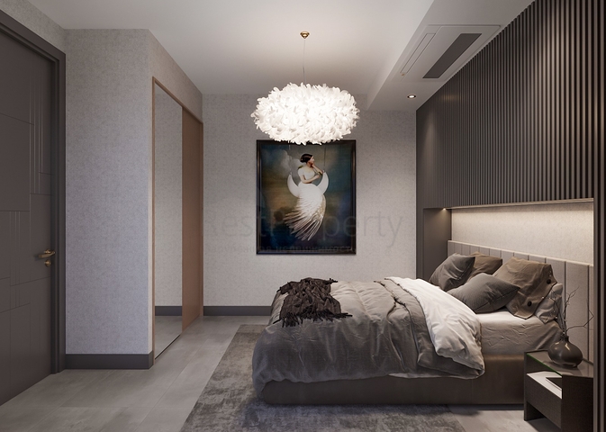 Роскошный проект вилл на стадии строительства в районе Ялыкавак 