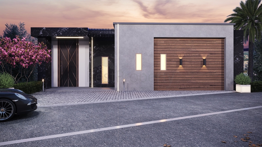 Роскошный проект вилл на стадии строительства в районе Ялыкавак 