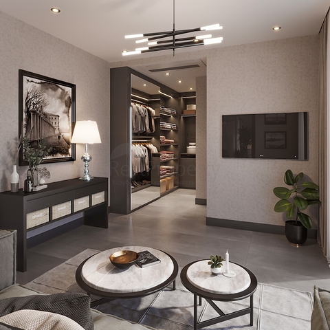 Роскошный проект вилл на стадии строительства в районе Ялыкавак 