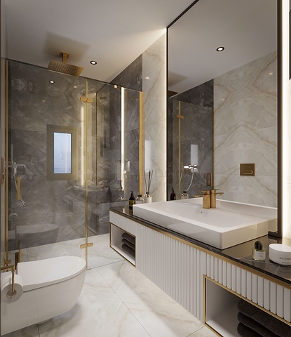 Роскошный проект вилл на стадии строительства в районе Ялыкавак 