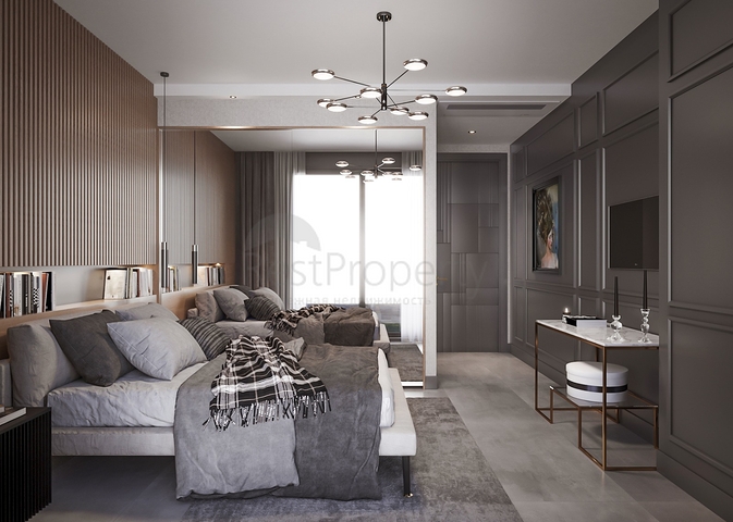 Роскошный проект вилл на стадии строительства в районе Ялыкавак 