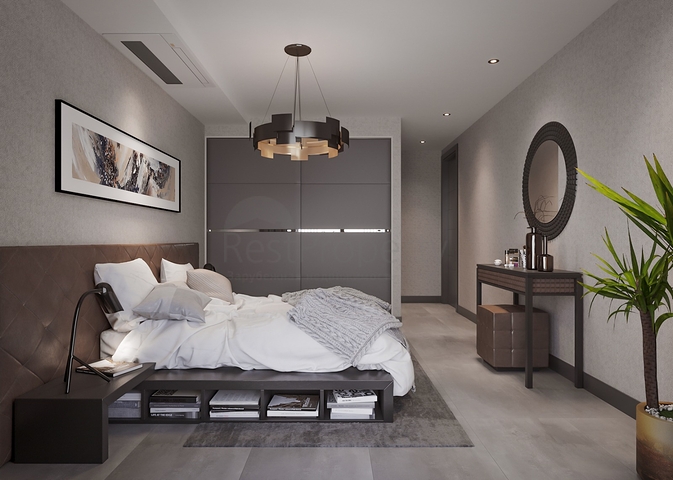 Роскошный проект вилл на стадии строительства в районе Ялыкавак 