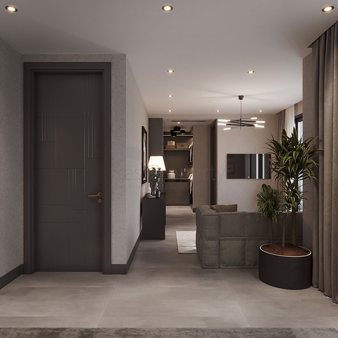 Роскошный проект вилл на стадии строительства в районе Ялыкавак 