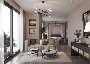 Роскошный проект вилл на стадии строительства в районе Ялыкавак 