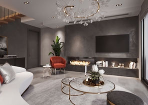 Роскошный проект вилл на стадии строительства в районе Ялыкавак 