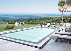 Роскошный проект вилл на стадии строительства в районе Ялыкавак 