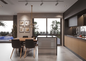 Роскошный проект вилл на стадии строительства в районе Ялыкавак 