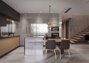 Роскошный проект вилл на стадии строительства в районе Ялыкавак 