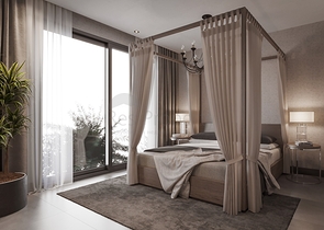 Роскошный проект вилл на стадии строительства в районе Ялыкавак 