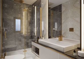 Роскошный проект вилл на стадии строительства в районе Ялыкавак 