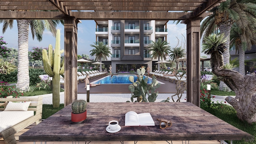 Комплекс на стадии строительства в районе Оба