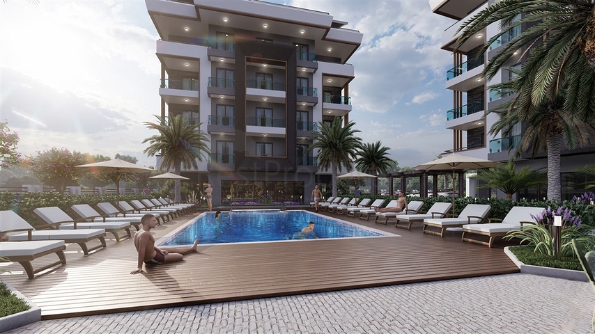 Комплекс на стадии строительства в районе Оба