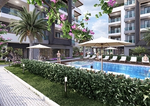 Комплекс на стадии строительства в районе Оба