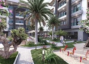 Комплекс на стадии строительства в районе Оба