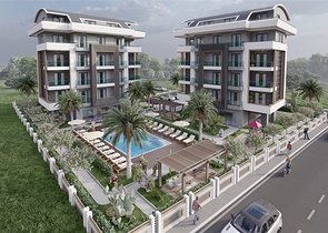 Комплекс на стадии строительства в районе Оба