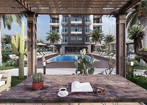 Комплекс на стадии строительства в районе Оба