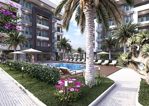 Комплекс на стадии строительства в районе Оба