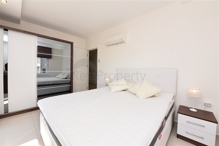 Квартира 2+1 с видом на море в районе Авсалар