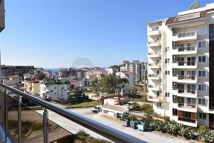 Квартира 2+1 с видом на море в районе Авсалар