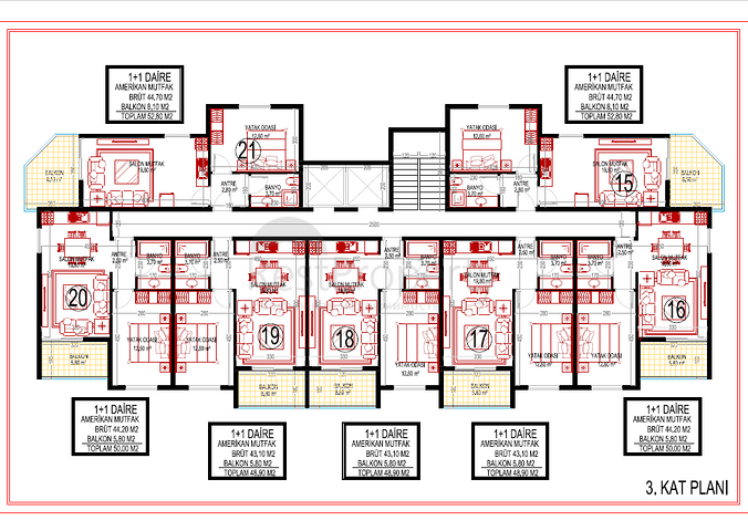 Новый жилой комплекс в районе Махмутлар