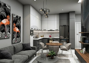 Квартиры 1+1 в районе Каргыджак 